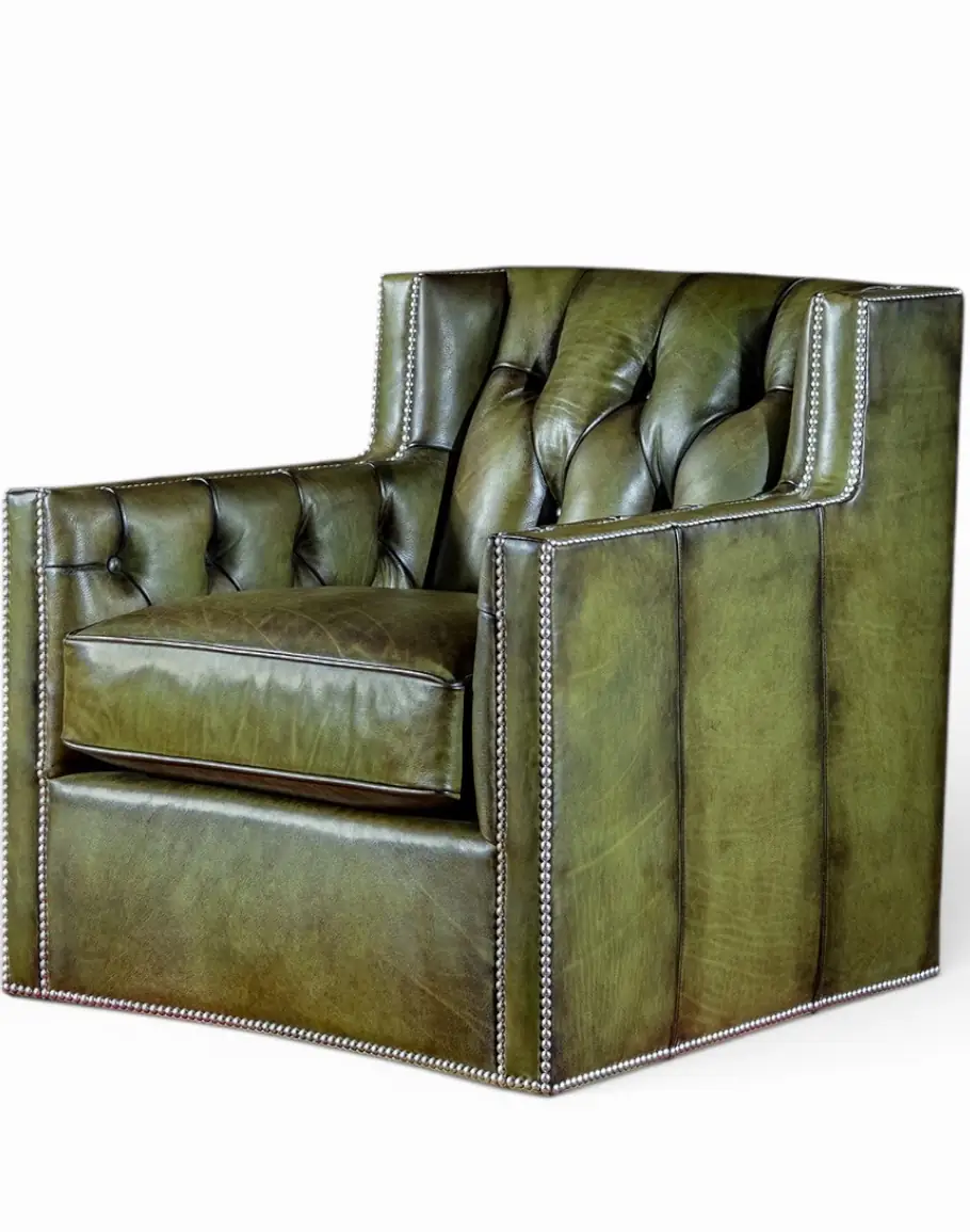 Ellis Olive Swivel Chair
